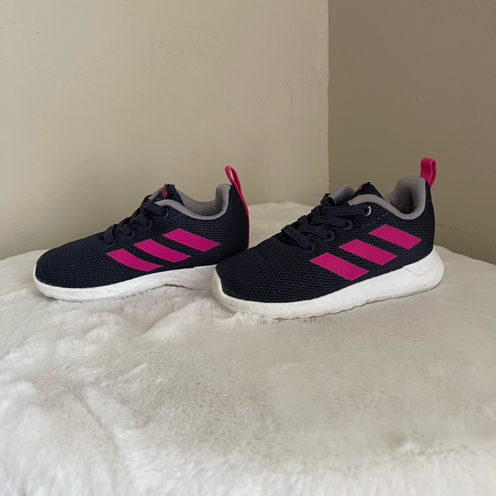 Adidas Todler Purple and Pink Sneakers.
